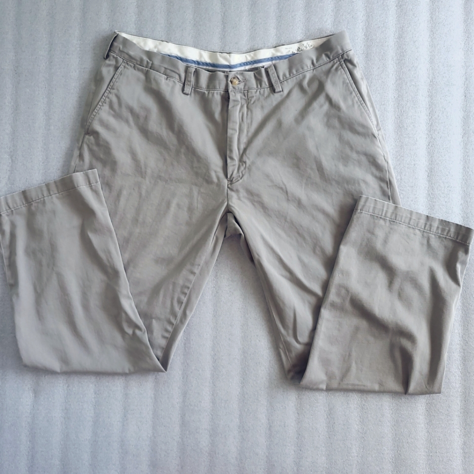 Polo Ralph Lauren Gray 100% Cotton Classic Fit Pants 38 X 30.
